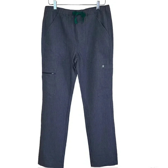 NWT FIGS Cairo Cargo Size Small Scrub Pants Gray Mens - Picture 1 of 9